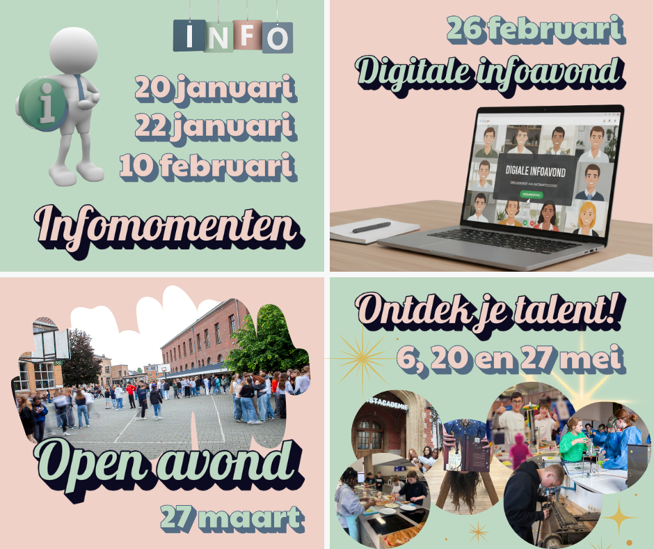 ontdek al onze geplande infomomenten