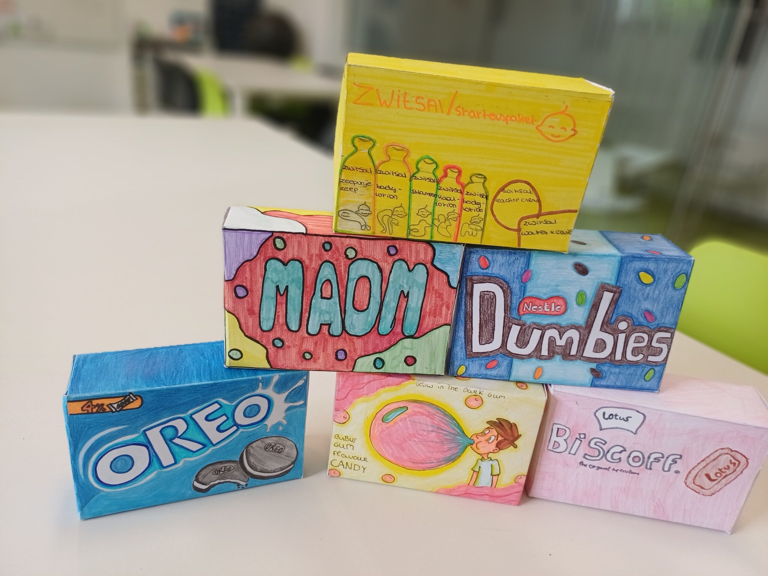 project ‘ontwerp je eigen snackdoosje’